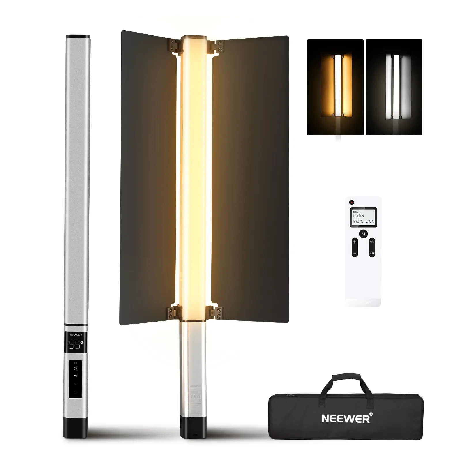 Photography Lighting Kit Neewer - Neewer Light Handheld LED-videolampstick, fotografieverlichtingsset met
