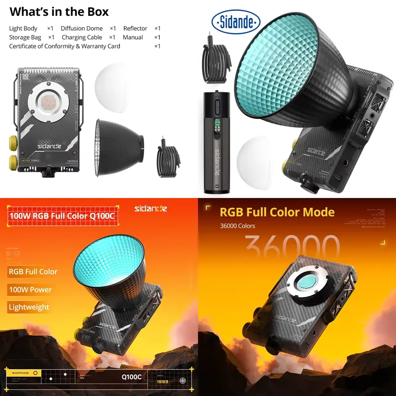 Photography And Lighting - Merk Sidande Q100C Q100Lite Optische 100W