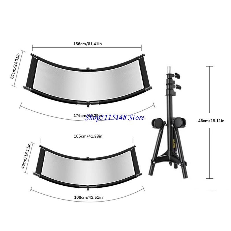 Photography Lighting Reflectors - F3MA compact gebogen fotografiereflector studioverlichtingstool met