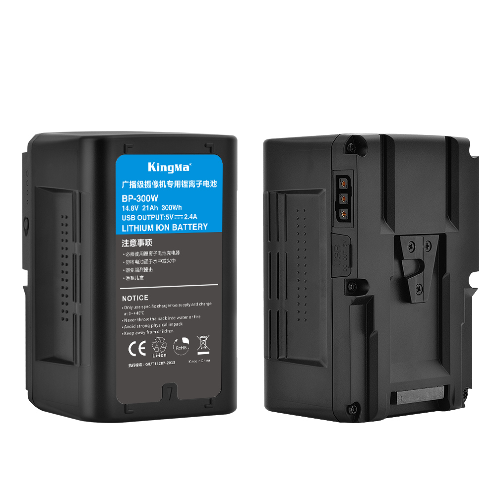 V Mount Battery - Kingma Hoge Capaciteit 21000mAh BP-300W 300Wh