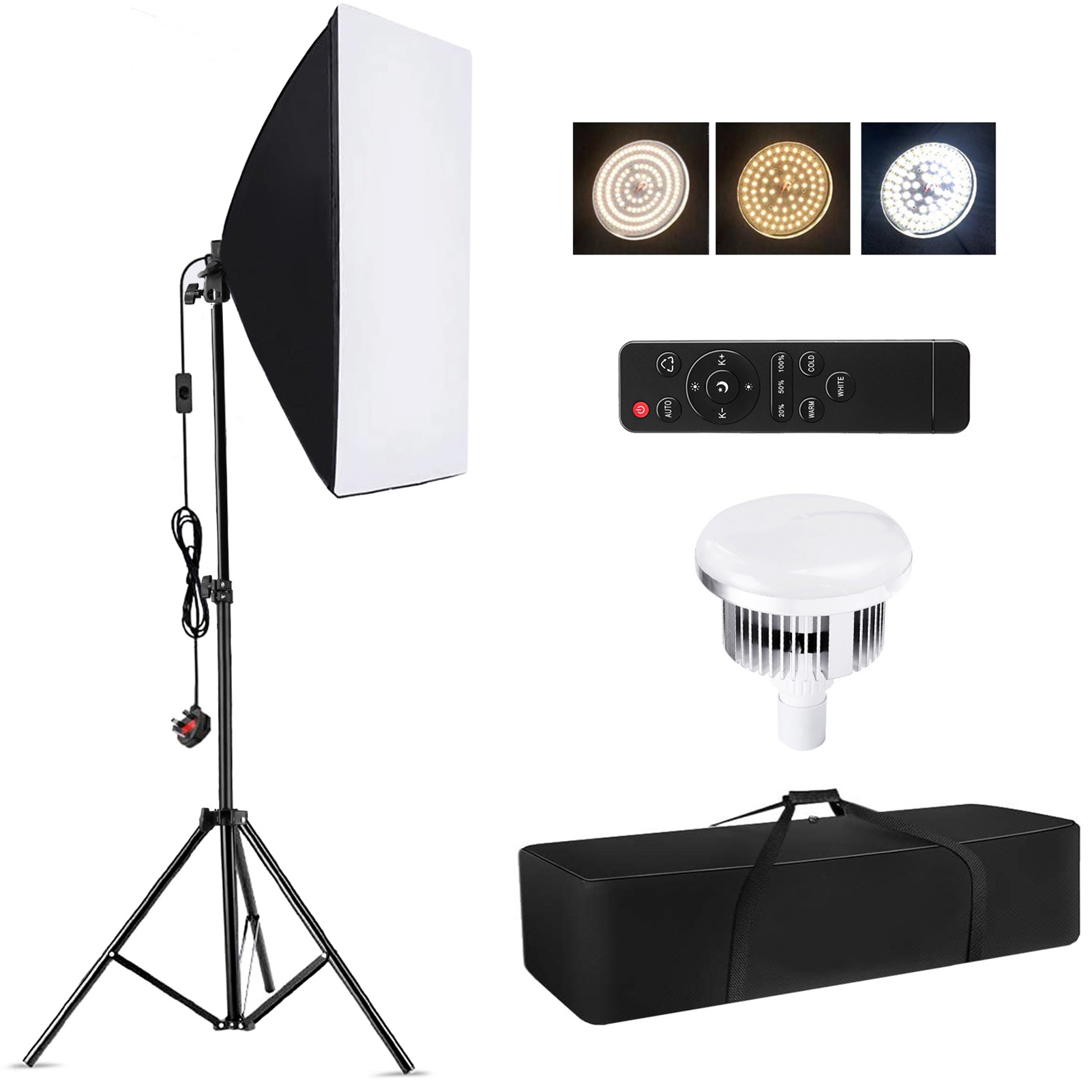 Photography Lighting Kits - Camnoon Studio Fotografie Lichtset Softbox Verlichtingsset