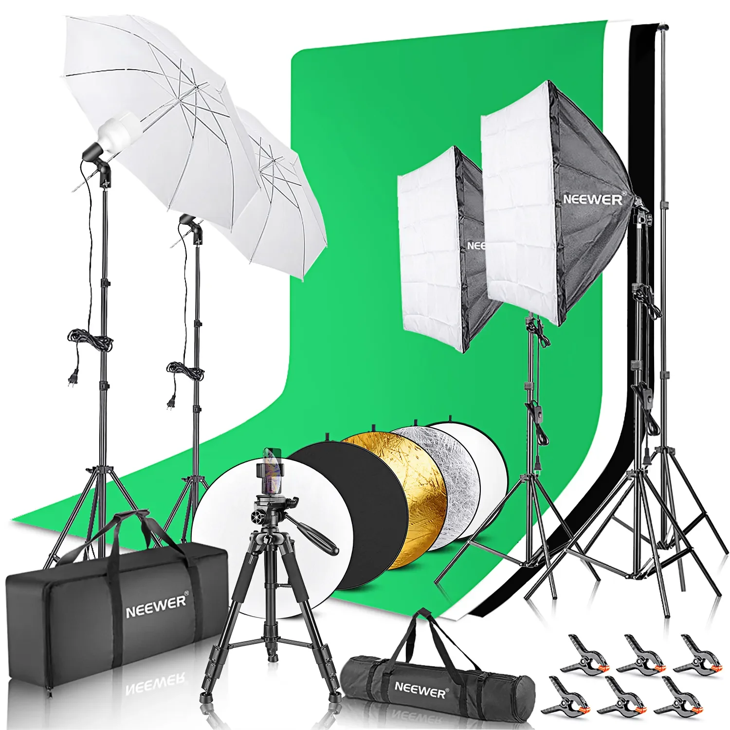 Photography Lighting Kit Neewer - Neewer Complete Fotografie Verlichtingsset: 8,5x10 voet