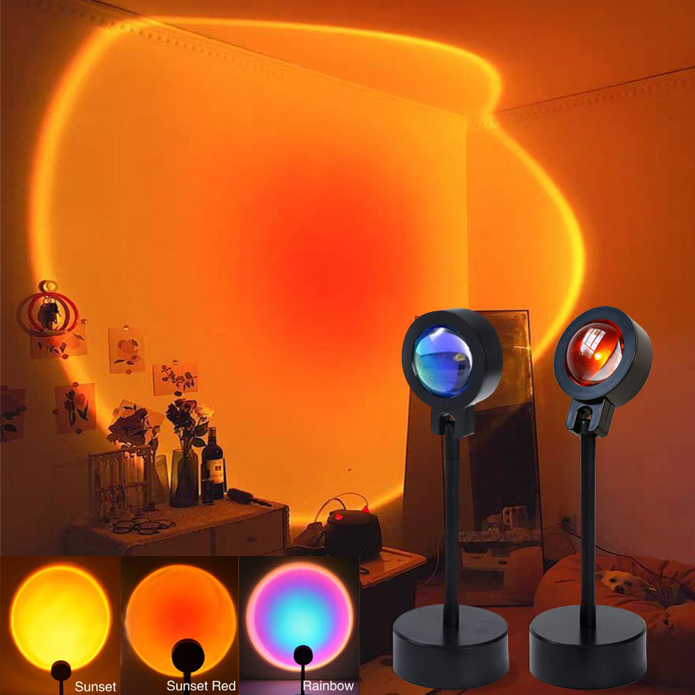Photography Lighting Mood - LED-zonsonderganglamp Nachtlampjes Projector Home Decor Sfeerlicht