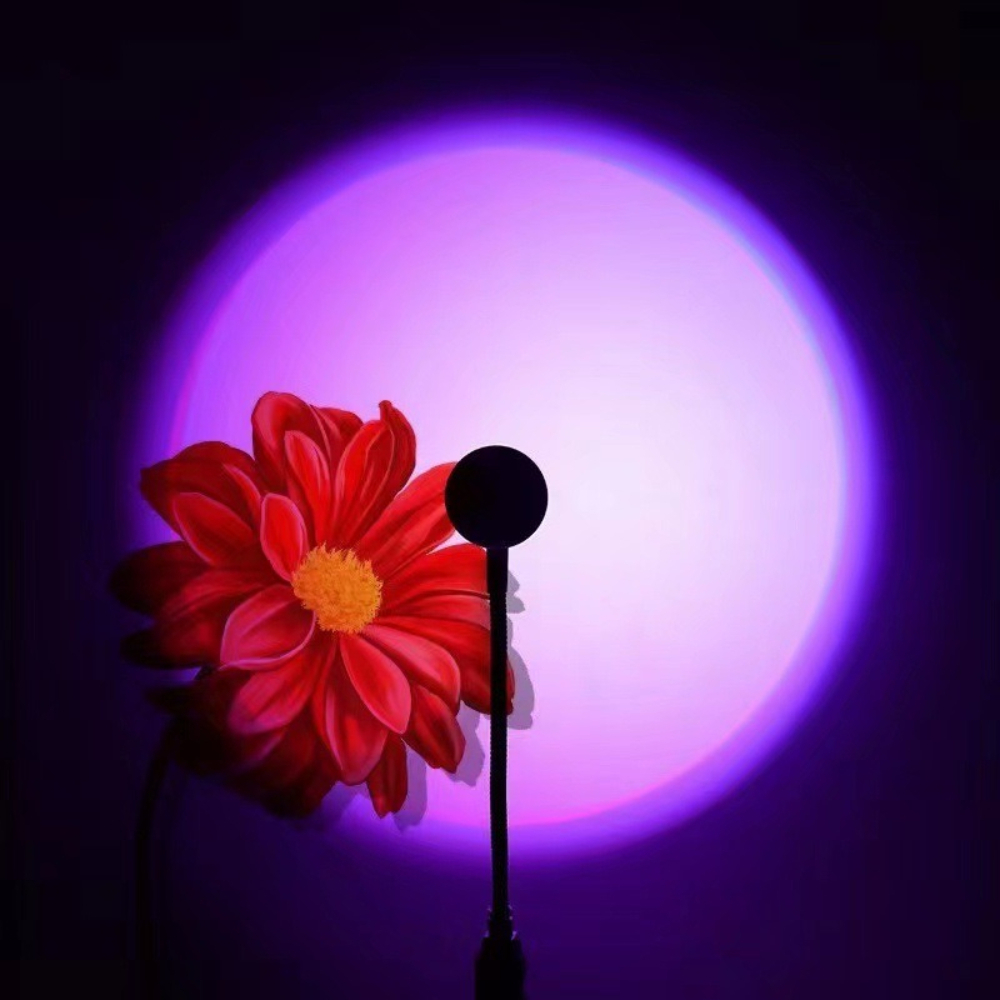 Photography Lighting Mood - LED RGB zonsondergang-projectielamp USB-sfeerverlichting voor slaapkamer