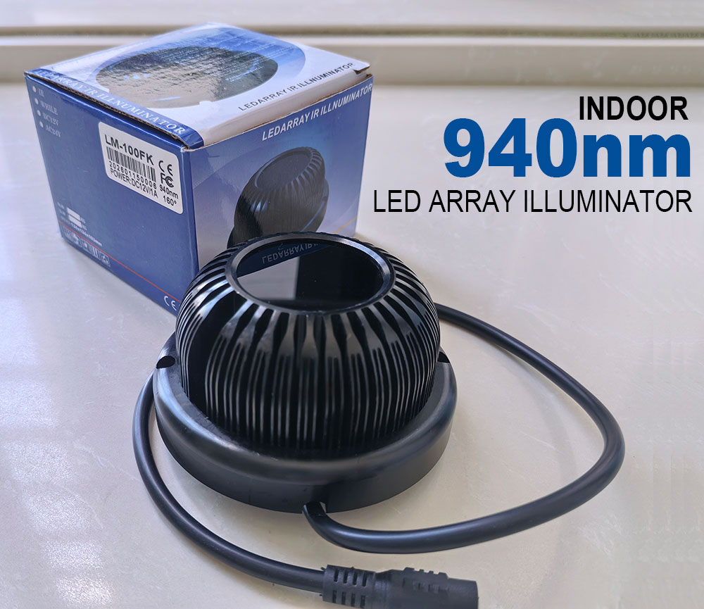 Photography Lighting Diagram - Nieuwe binnenverlichting, onzichtbare IR-illuminator 940nm infrarood