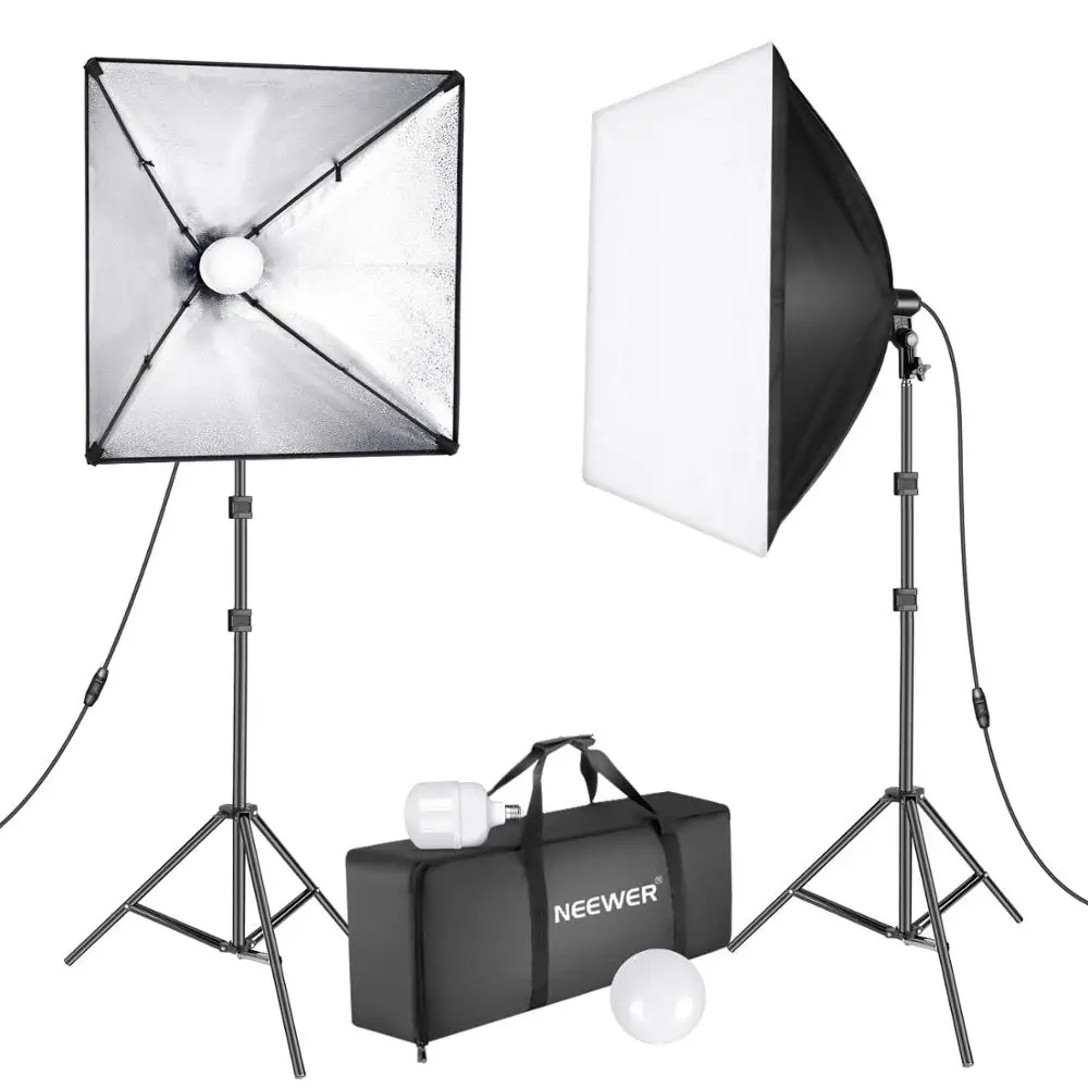 Photography Lighting Kit Neewer - Neewer Geüpgradede 450W LED Fotografie Softbox
