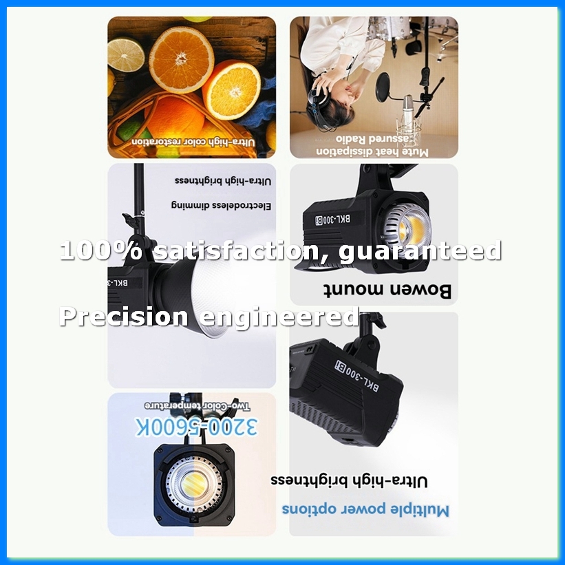 Photography Lighting Accessories - 300W Bi LED-videolamp, continue LED-verlichting met