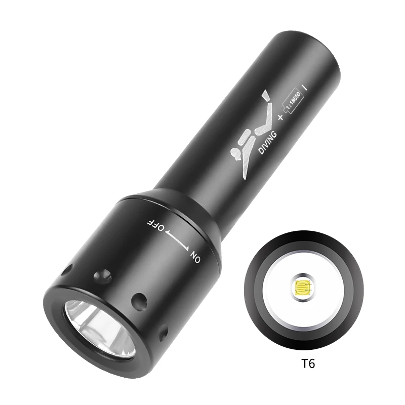 Photography And Lighting - Nieuwe T6 LED-duiklamp Lange afstand onderwaterwerk
