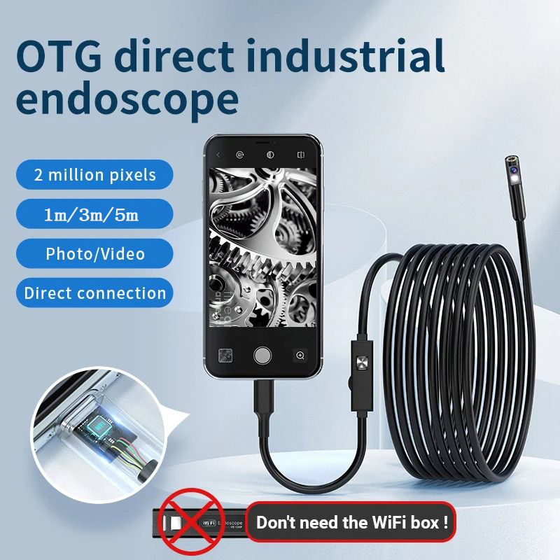 Photography Lighting Diagram - Endoscoopcamera met enkele/dubbele lens voor iPhone