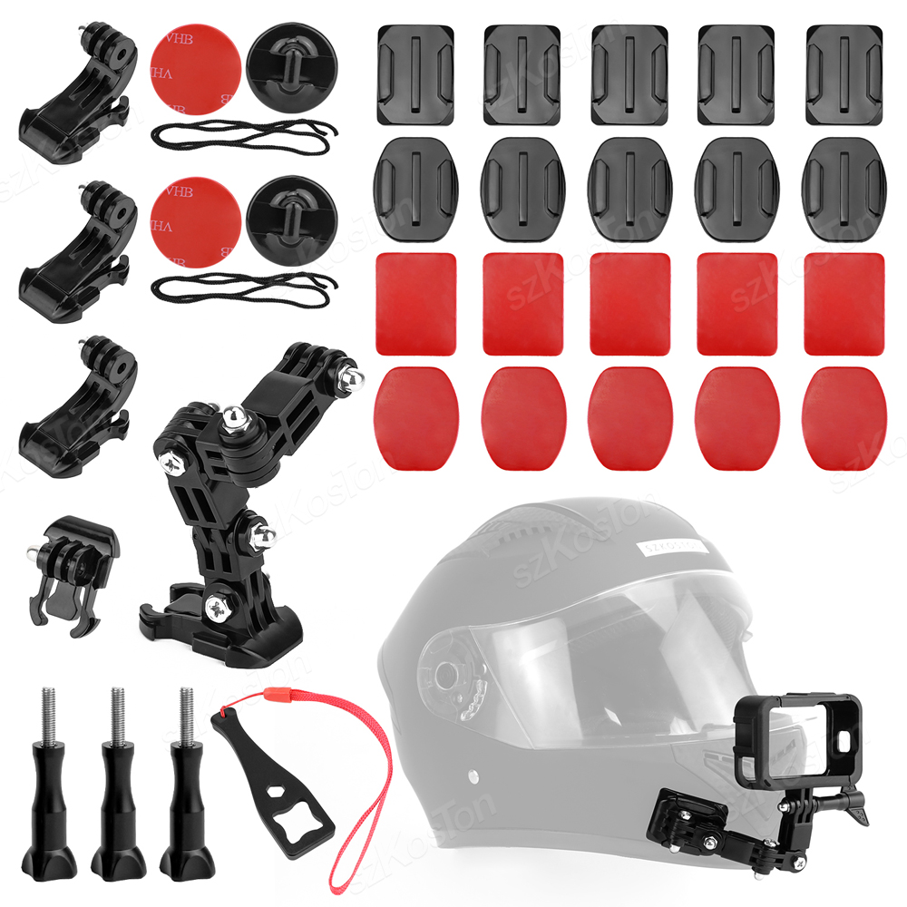 Gopro Action Camera Hero 11 Black - Motorhelm Chin Mount Kits voor GoPro