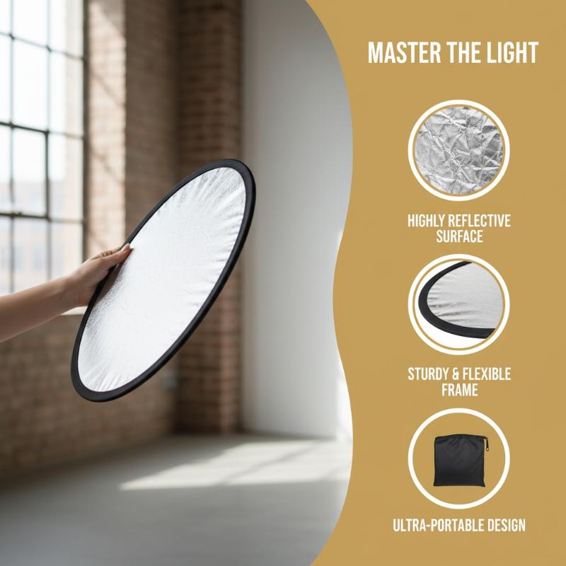 Photography Lighting Reflectors - 5-in-1 ronde fotoreflector, opvouwbare lichtdiffusor voor