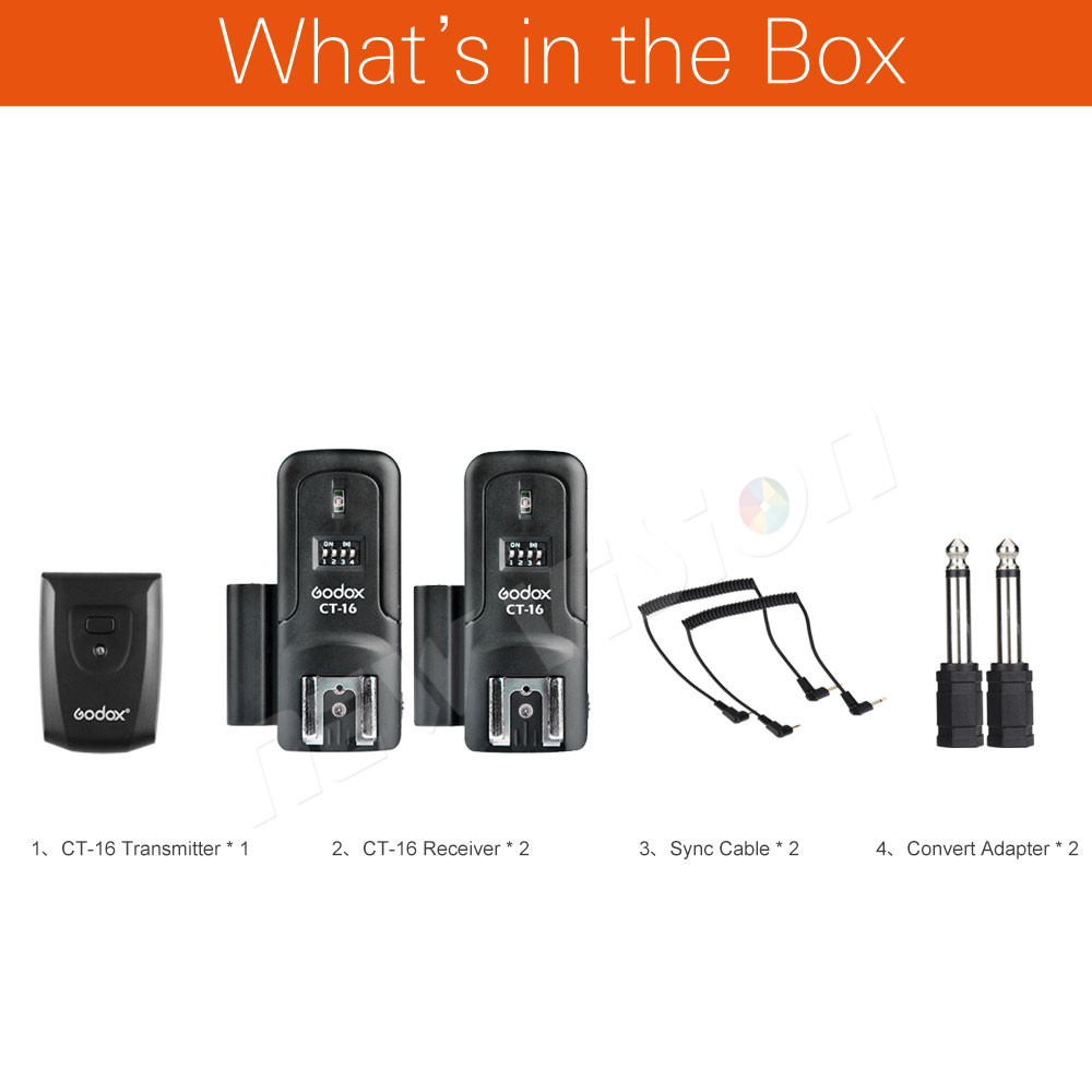Godox CT-16 Flitstrigger 16 Ka - Trigger Receiver Set recensie en prijs