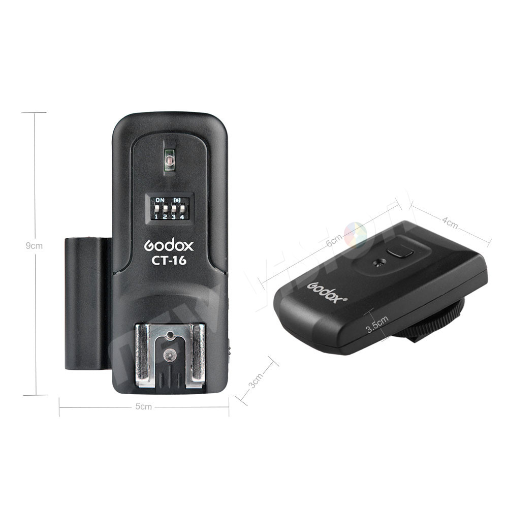 Godox CT-16 Flitstrigger 16 Ka - Trigger Receiver Set recensie en prijs