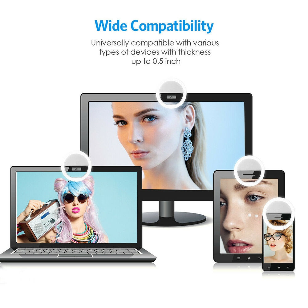 USB Oplaadbare LED Selfie Ring - Photography Lighting Accessories recensie en prijs