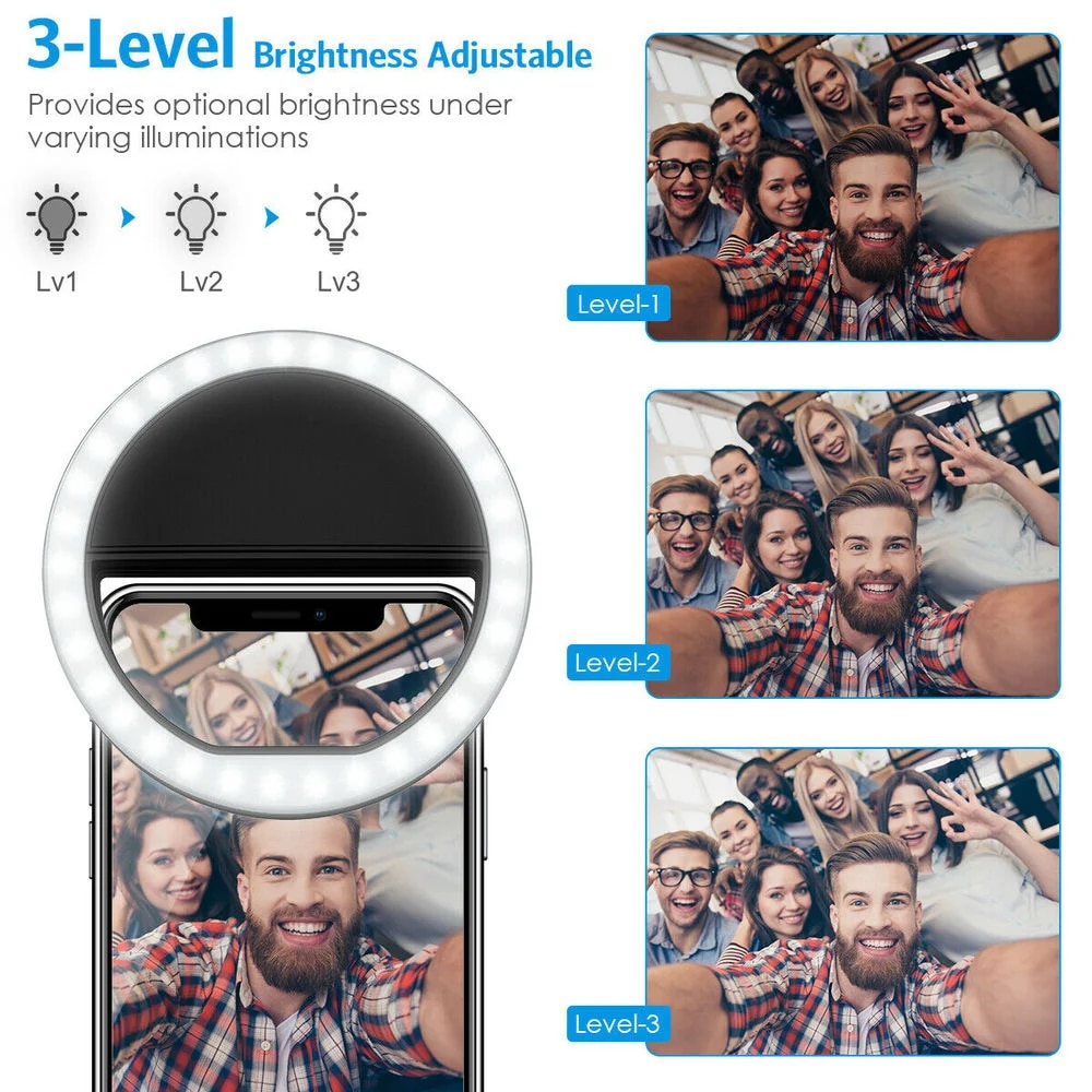 Usb Oplaadbare Led Selfie Ring - Photography Lighting Accessories recensie en prijs