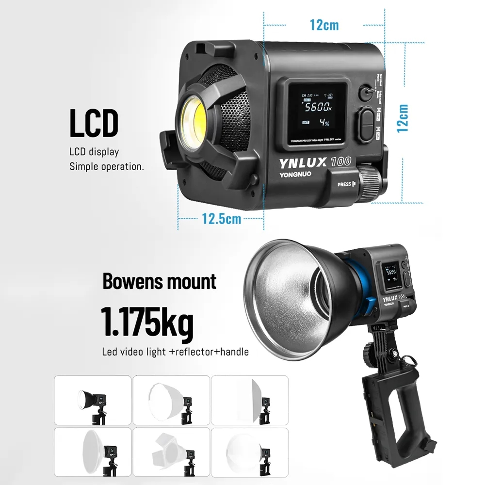 YONGNUO YNLUX100 100W 3200K-56 - Photography And Lighting recensie en prijs