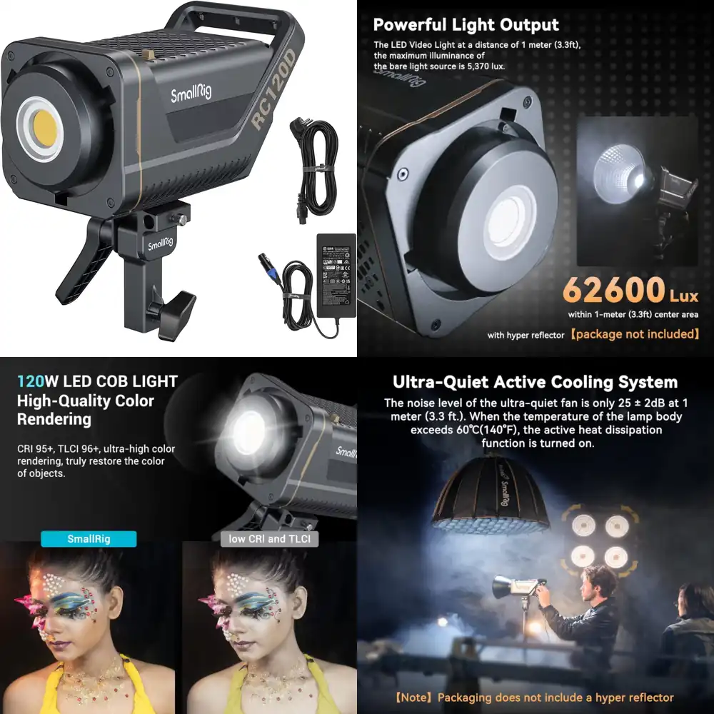 SmallRig RC 120D 120W COB LED- - V Mount Battery recensie en prijs