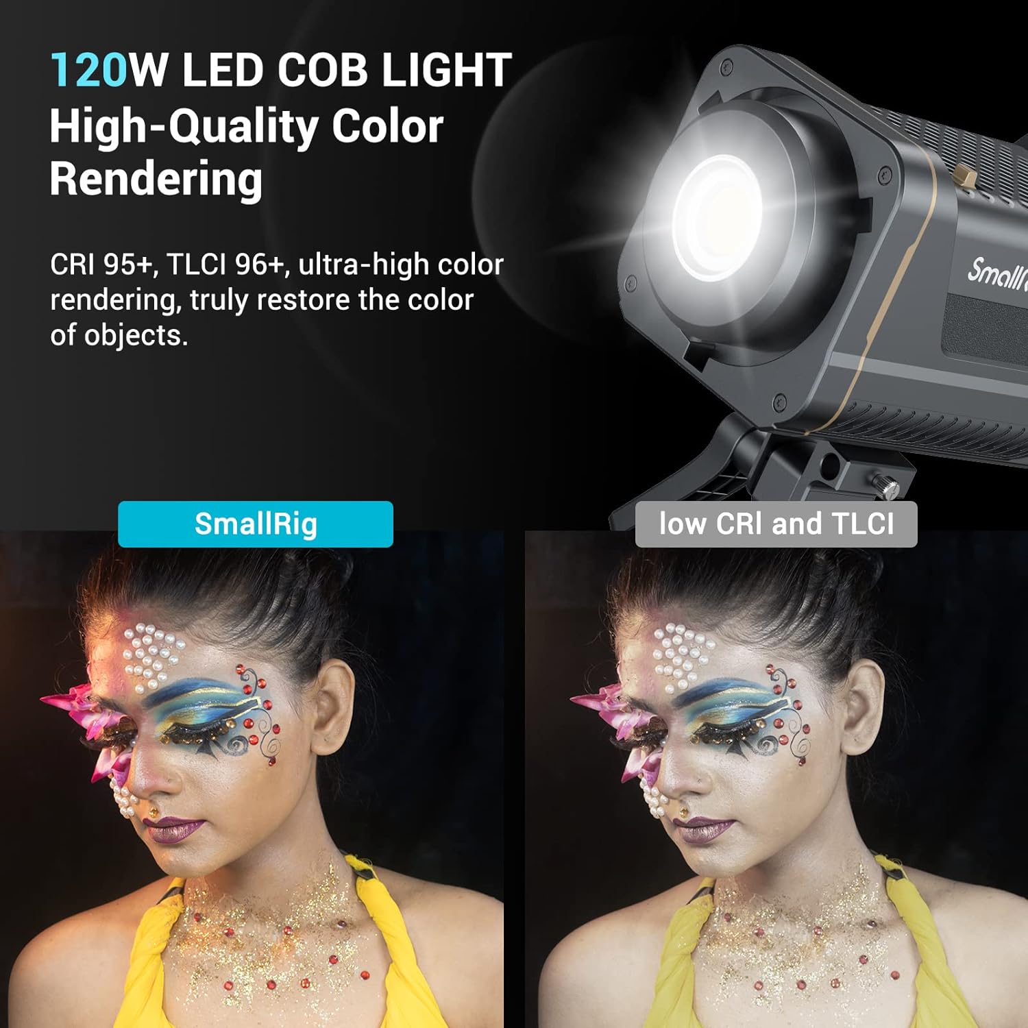 SmallRig RC 120D 120W COB LED- - V Mount Battery recensie en prijs