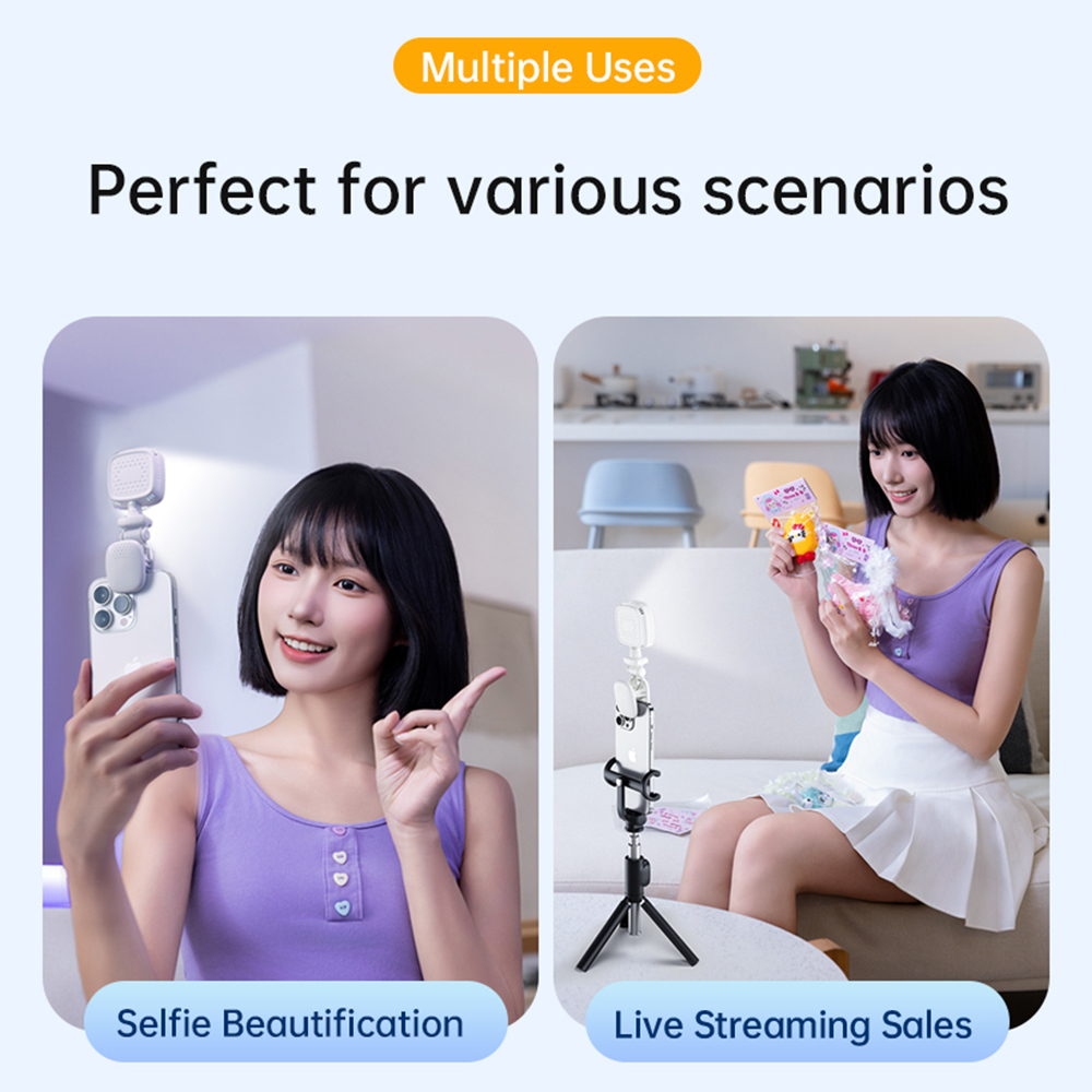 Draagbare LED Selfie Light Cam - Photography Lighting Diagram recensie en prijs