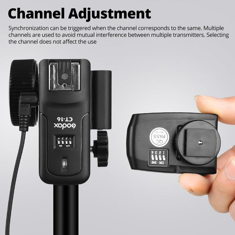 Godox CT-16 16 Kanalen Draadlo - Trigger Receiver Set recensie en prijs