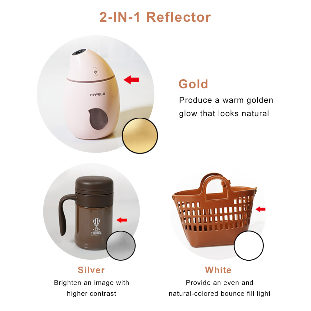 2-in-1 Ronde Draagbare Reflect - Photography Lighting Reflectors recensie en prijs