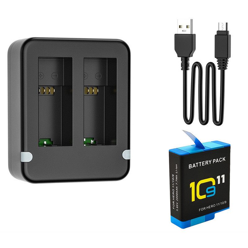 Dubbele Poort Slot Dubbele Acc - Gopro Action Camera Hero 11 Black recensie en prijs