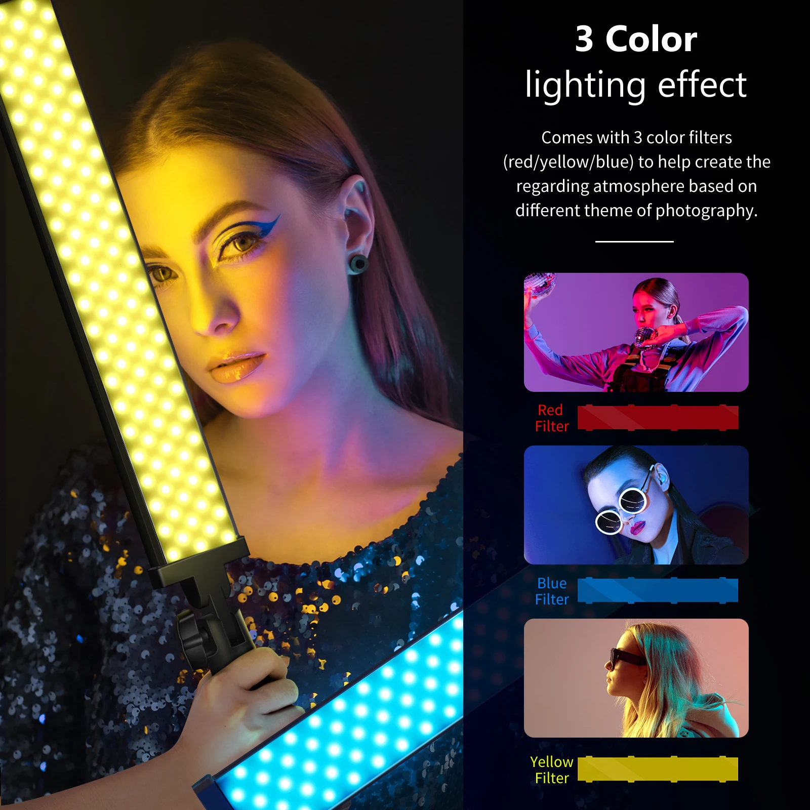 Neewer 3-pack 2,4 GHz LED-lich - Photography Lighting Kit Neewer recensie en prijs