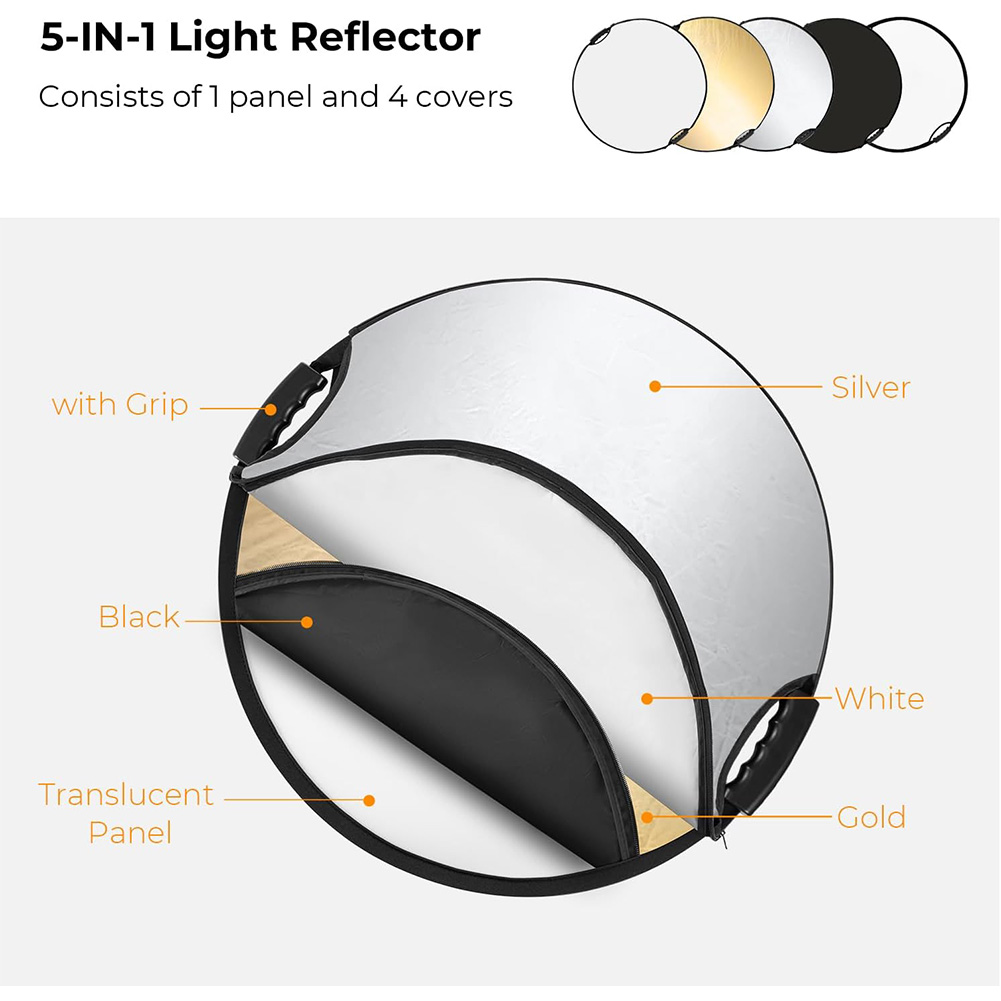 MYOBO Reflector Fotografie Opv - Photography Lighting Reflectors recensie en prijs