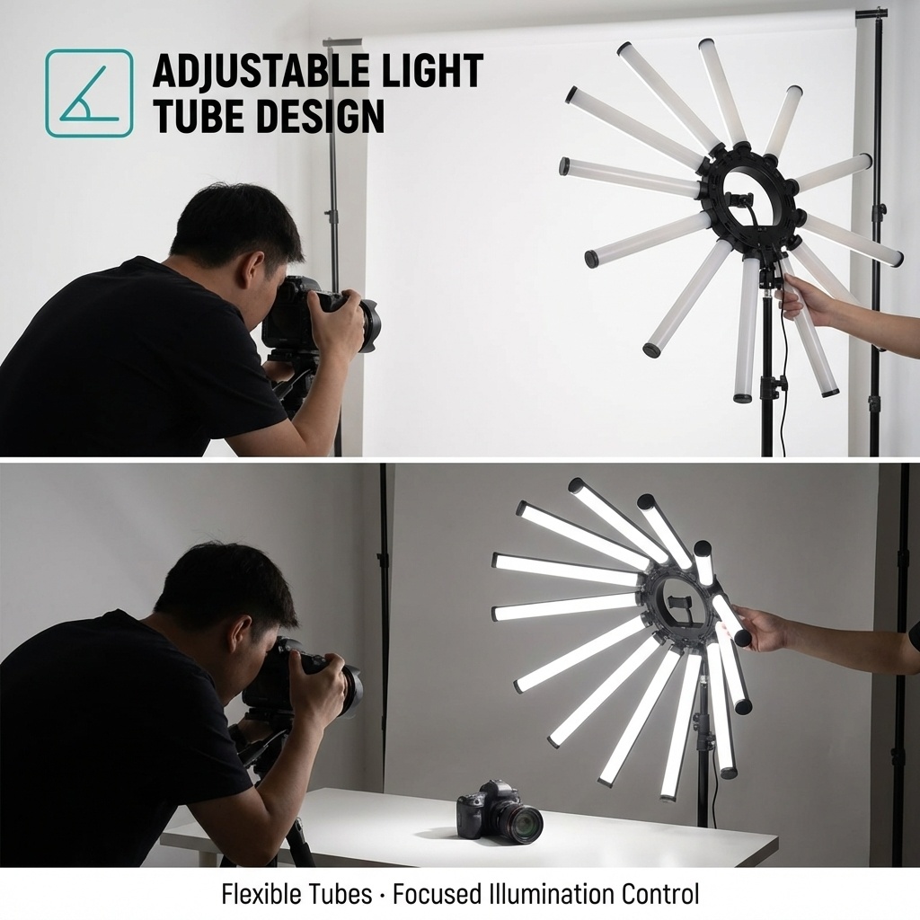 12-armige multi-tube fotografi - Photography Lighting Kits recensie en prijs
