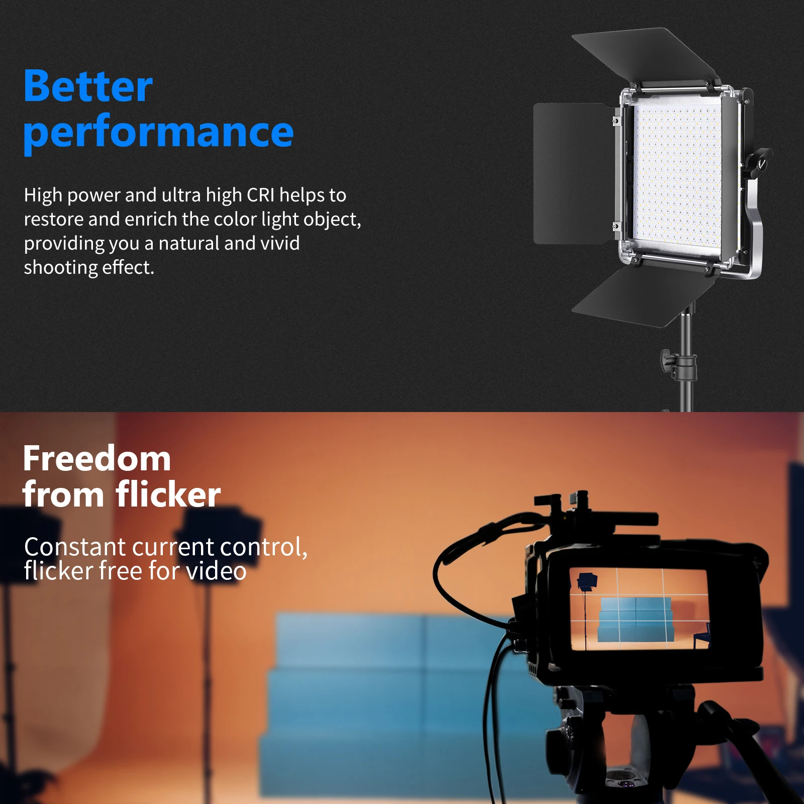 Neewer 3-pack 480 RGB LED-lamp - Photography Lighting Kit Neewer recensie en prijs