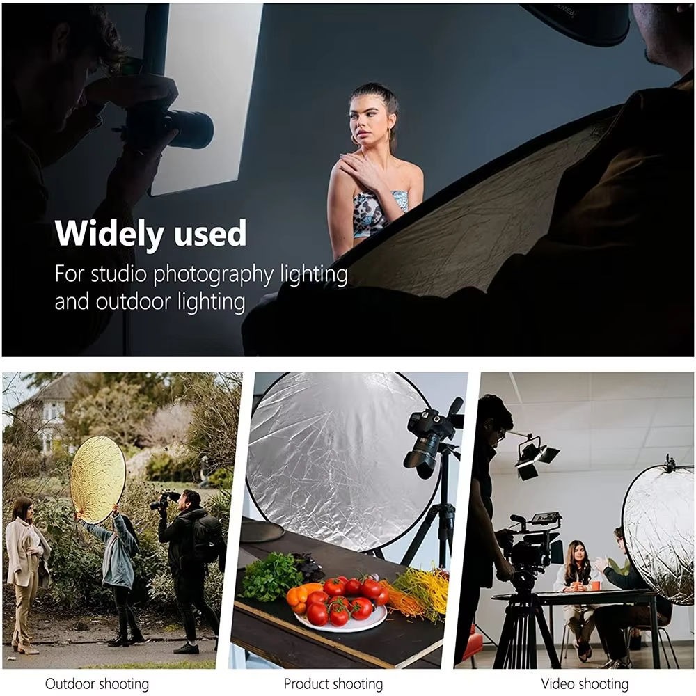 Draagbare 5-in-1 opvouwbare fo - Photography Lighting Reflectors recensie en prijs