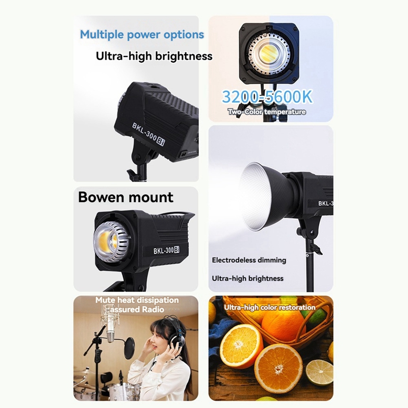 300W Bi LED-videolamp, continu - Photography Lighting Accessories recensie en prijs