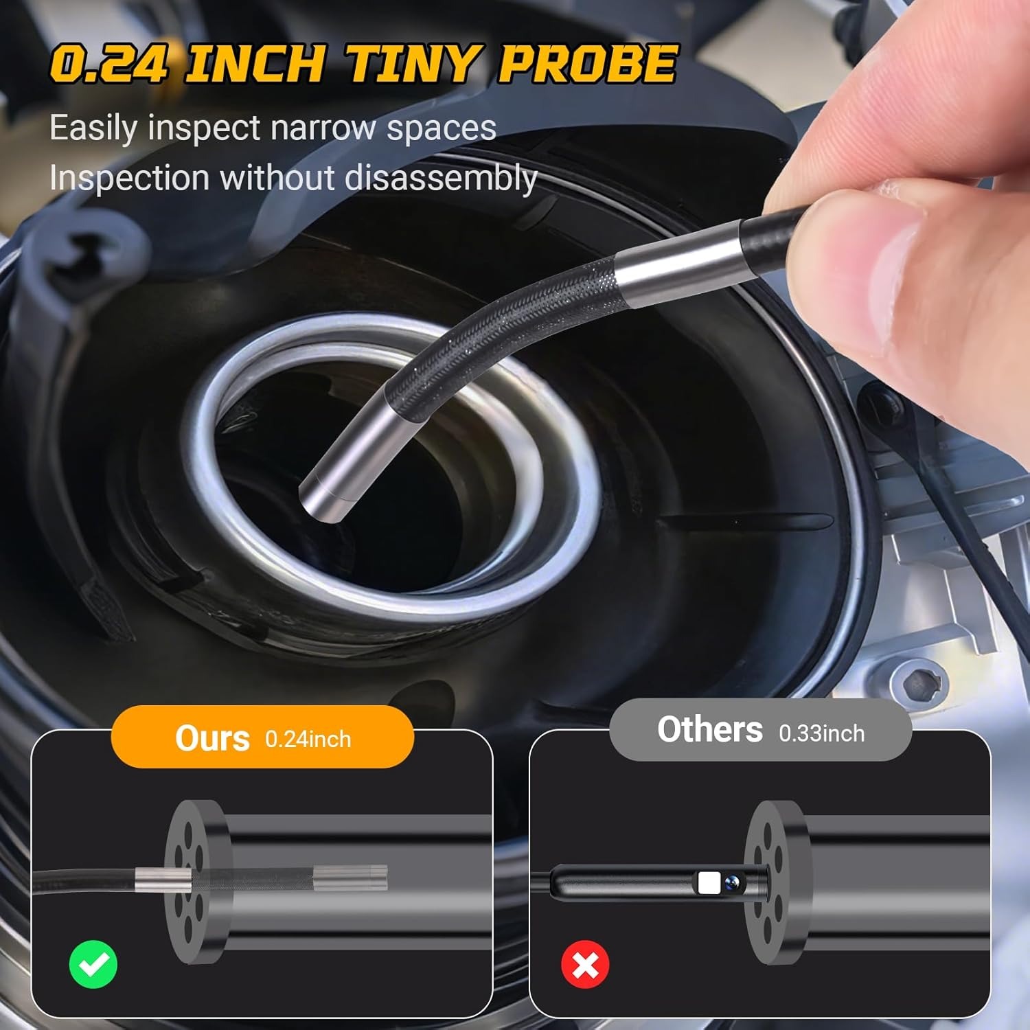 Endoscoopcamera met licht 3,9  - Photography Lighting Diagram recensie en prijs