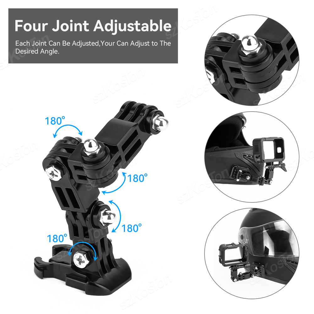 Motorhelm Chin Mount Kits voor - Gopro Action Camera Hero 11 Black recensie en prijs