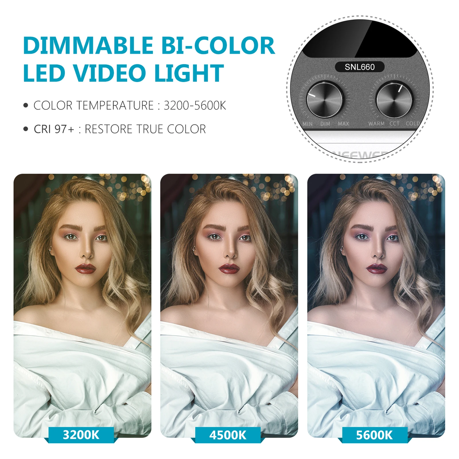 Neewer 660 LED Videolamp 40W,  - Photography Lighting Kit Neewer recensie en prijs
